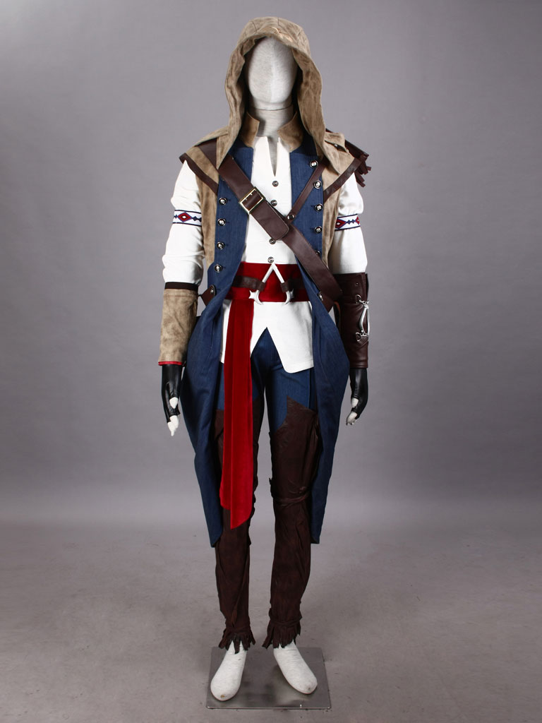 Assassin's Creed III Connor Assassin Uniform Cosplay Costume